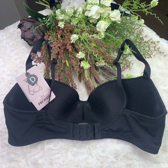 Promise Satin Underwire Push Up Bra 36D NWT - Picture 2 of 3